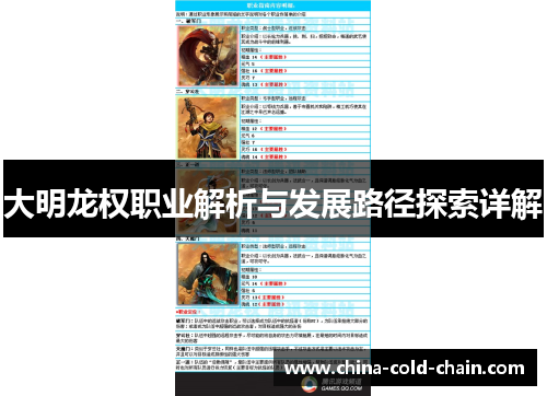 大明龙权职业解析与发展路径探索详解
