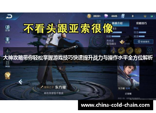 大神攻略带你轻松掌握游戏技巧快速提升战力与操作水平全方位解析